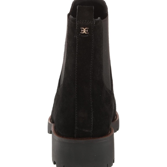 Sam Edelman Jazmine Chelsea Boot in Black Suede - Picture 4 of 14